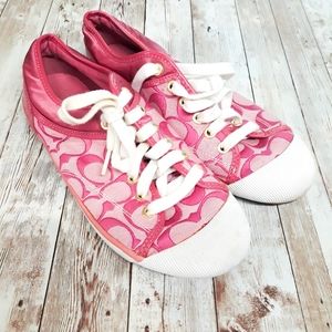 COACH Zorra Pink Sneakers